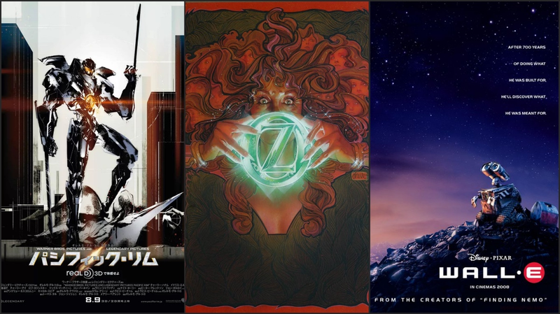 From left: Pacific Rim (James Whitbrook), Return to Oz (Jill Pantozzi), Wall-E (Beth Elderkin).